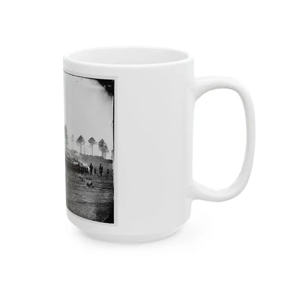 Brandy Station, Va. Guard Mount Of 114th Pennsylvania Infantry (1st Division, 3d Corps) (U.S. Civil War) White Coffee Mug - Go Mug Yourself