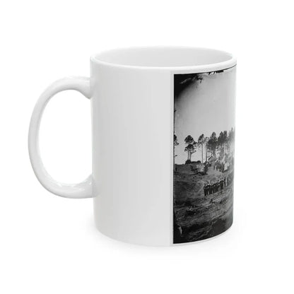 Brandy Station, Va. Guard Mount Of 114th Pennsylvania Infantry (1st Division, 3d Corps) (U.S. Civil War) White Coffee Mug - Go Mug Yourself