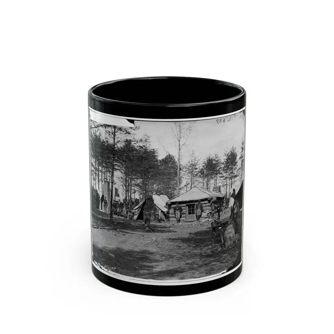 Brandy Station, Va. Headquarters Of 1st Brigade, Horse Artillery (U.S. Civil War) Black Coffee Mug 11oz - Go Mug Yourself