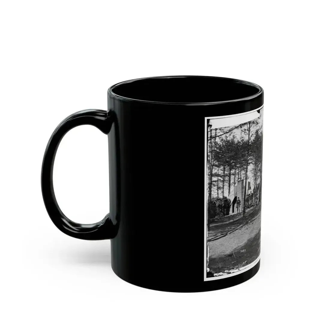 Brandy Station, Va. Headquarters Of 1st Brigade, Horse Artillery (U.S. Civil War) Black Coffee Mug - Go Mug Yourself