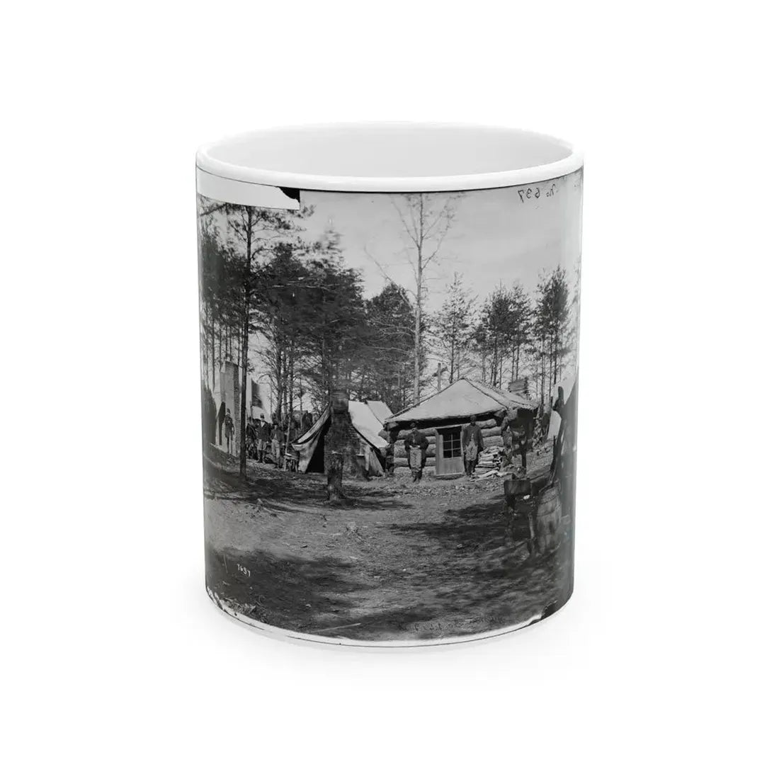 Brandy Station, Va. Headquarters Of 1st Brigade, Horse Artillery (U.S. Civil War) White Coffee Mug 11oz - Go Mug Yourself