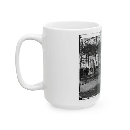 Brandy Station, Va. Headquarters Of 1st Brigade, Horse Artillery (U.S. Civil War) White Coffee Mug - Go Mug Yourself