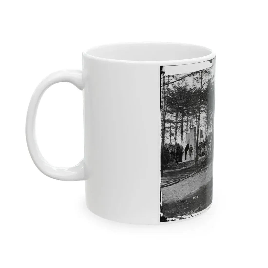 Brandy Station, Va. Headquarters Of 1st Brigade, Horse Artillery (U.S. Civil War) White Coffee Mug - Go Mug Yourself