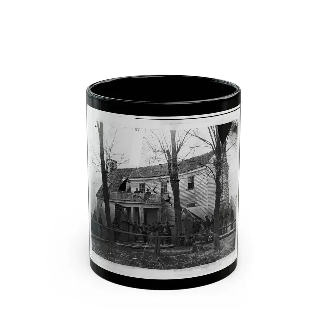 Brandy Station, Va. Headquarters Of Ordnance Officers And Quartermaster, 3d Division, Cavalry Corps (U.S. Civil War) Black Coffee Mug 11oz - Go Mug Yourself