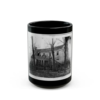 Brandy Station, Va. Headquarters Of Ordnance Officers And Quartermaster, 3d Division, Cavalry Corps (U.S. Civil War) Black Coffee Mug 15oz - Go Mug Yourself