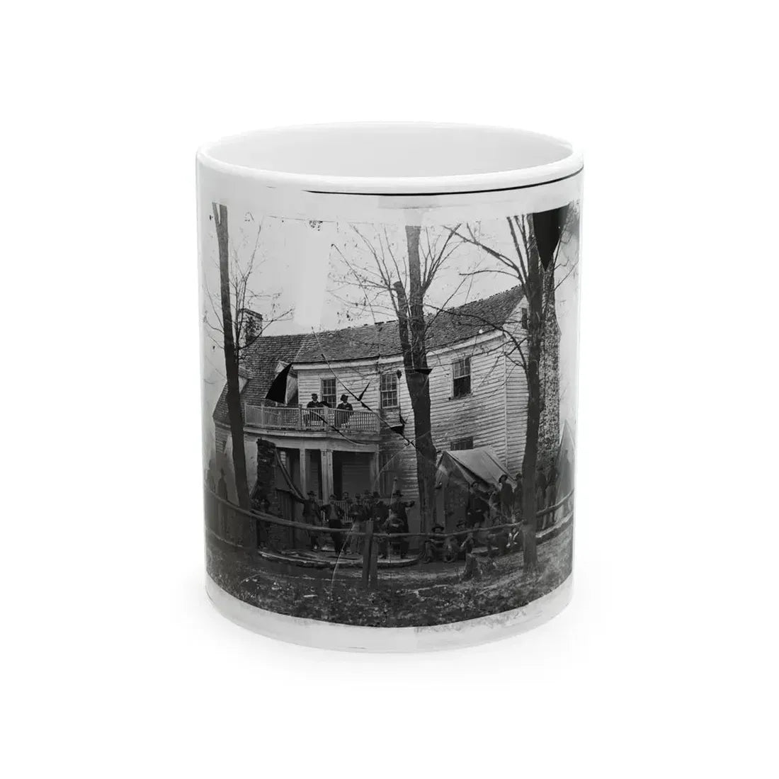 Brandy Station, Va. Headquarters Of Ordnance Officers And Quartermaster, 3d Division, Cavalry Corps (U.S. Civil War) White Coffee Mug 11oz - Go Mug Yourself