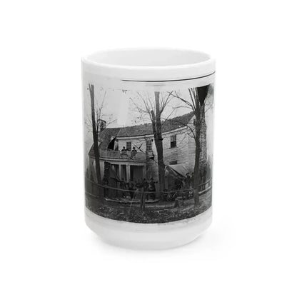 Brandy Station, Va. Headquarters Of Ordnance Officers And Quartermaster, 3d Division, Cavalry Corps (U.S. Civil War) White Coffee Mug 15oz - Go Mug Yourself