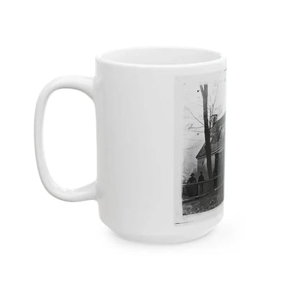 Brandy Station, Va. Headquarters Of Ordnance Officers And Quartermaster, 3d Division, Cavalry Corps (U.S. Civil War) White Coffee Mug - Go Mug Yourself