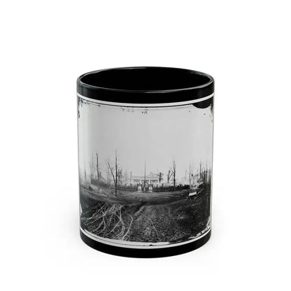 Brandy Station, Va. House Used As Headquarters By Gen. David. B. Birney, Commanding 1st Division, 3d Corps (U.S. Civil War) Black Coffee Mug 11oz - Go Mug Yourself