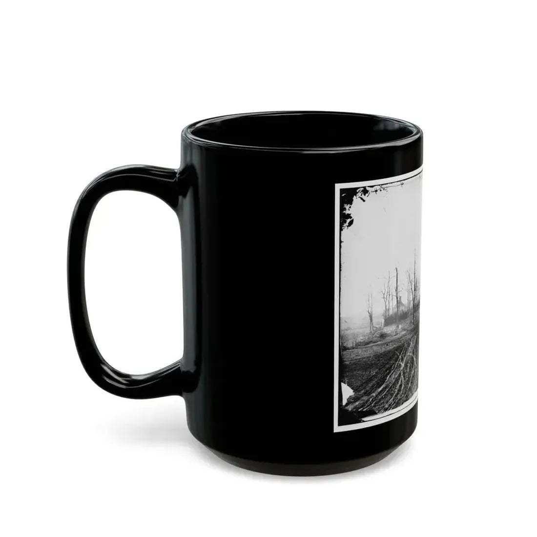 Brandy Station, Va. House Used As Headquarters By Gen. David. B. Birney, Commanding 1st Division, 3d Corps (U.S. Civil War) Black Coffee Mug - Go Mug Yourself