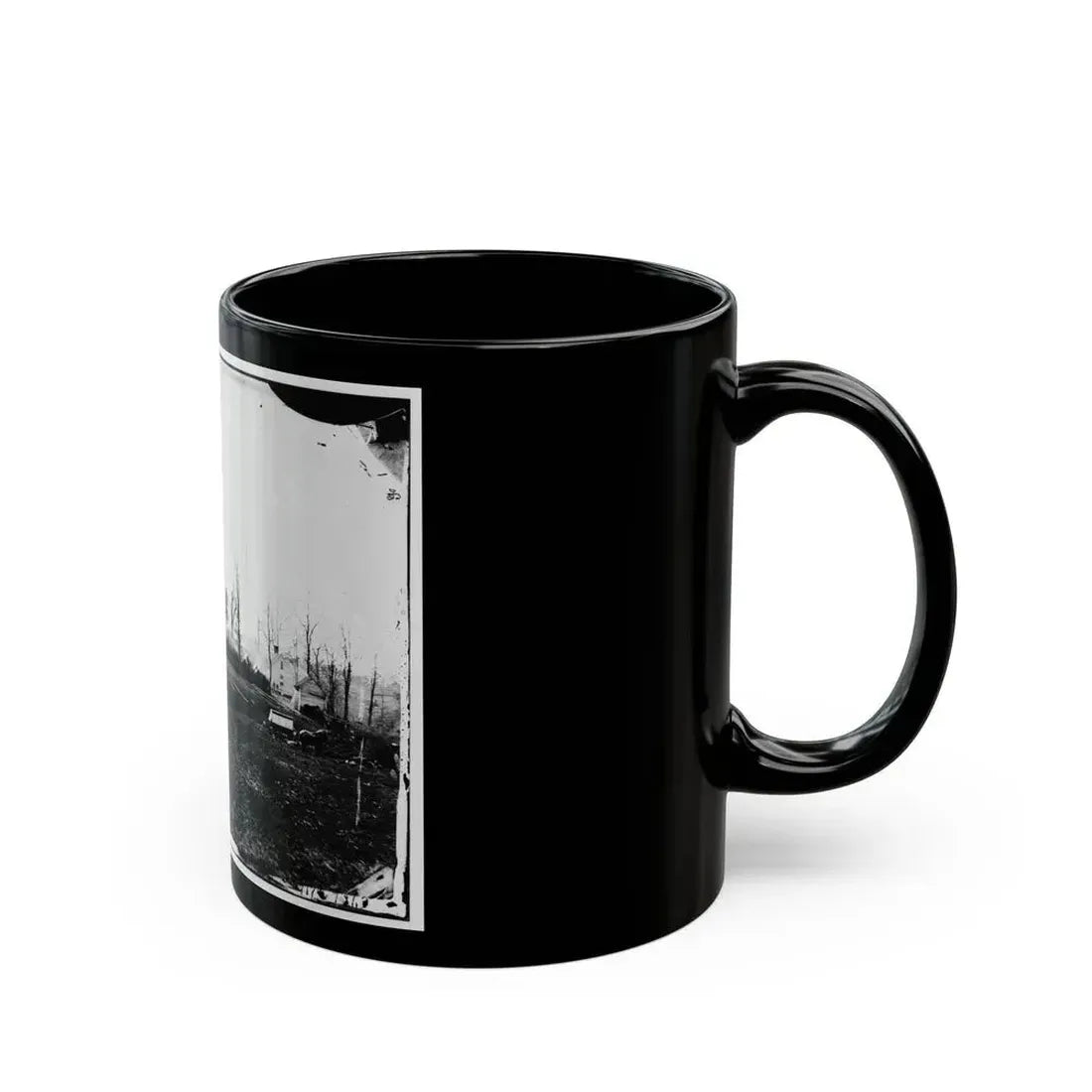 Brandy Station, Va. House Used As Headquarters By Gen. David. B. Birney, Commanding 1st Division, 3d Corps (U.S. Civil War) Black Coffee Mug - Go Mug Yourself