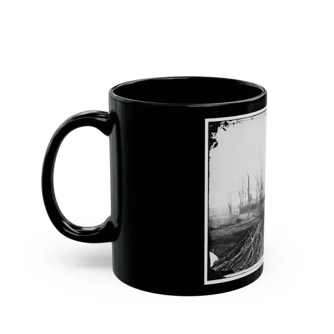 Brandy Station, Va. House Used As Headquarters By Gen. David. B. Birney, Commanding 1st Division, 3d Corps (U.S. Civil War) Black Coffee Mug - Go Mug Yourself