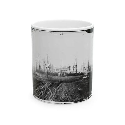 Brandy Station, Va. House Used As Headquarters By Gen. David. B. Birney, Commanding 1st Division, 3d Corps (U.S. Civil War) White Coffee Mug 11oz - Go Mug Yourself