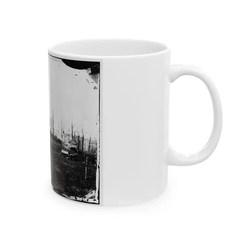 Brandy Station, Va. House Used As Headquarters By Gen. David. B. Birney, Commanding 1st Division, 3d Corps (U.S. Civil War) White Coffee Mug - Go Mug Yourself