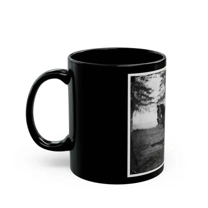 Brandy Station, Va. Lt. Col. Orson H. Hart, A.A.G. Of 3d Corps, And Horse (U.S. Civil War) Black Coffee Mug - Go Mug Yourself