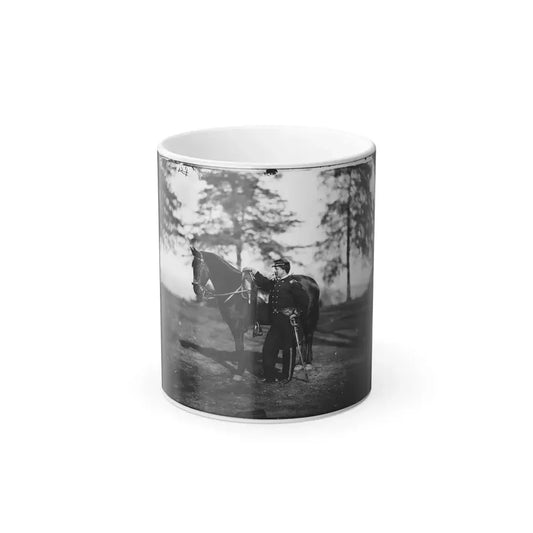 Brandy Station, Va. Lt. Col. Orson H. Hart, A.A.G. Of 3D Corps, and Horse (U.S. Civil War) Color Changing Coffee Mug 11oz Default Title - Go Mug Yourself