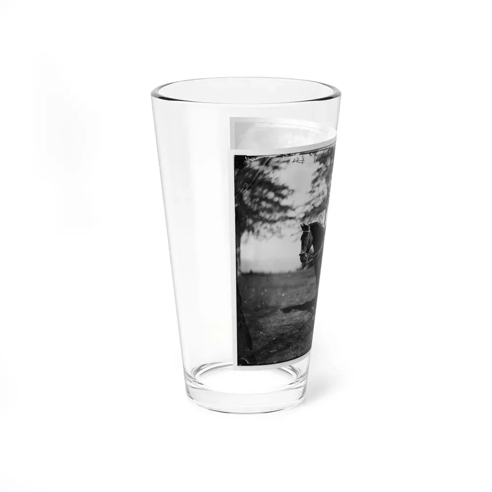 Brandy Station, Va. Lt. Col. Orson H. Hart, A.A.G. Of 3d Corps, And Horse (U.S. Civil War) Pint Glass 16oz - Go Mug Yourself