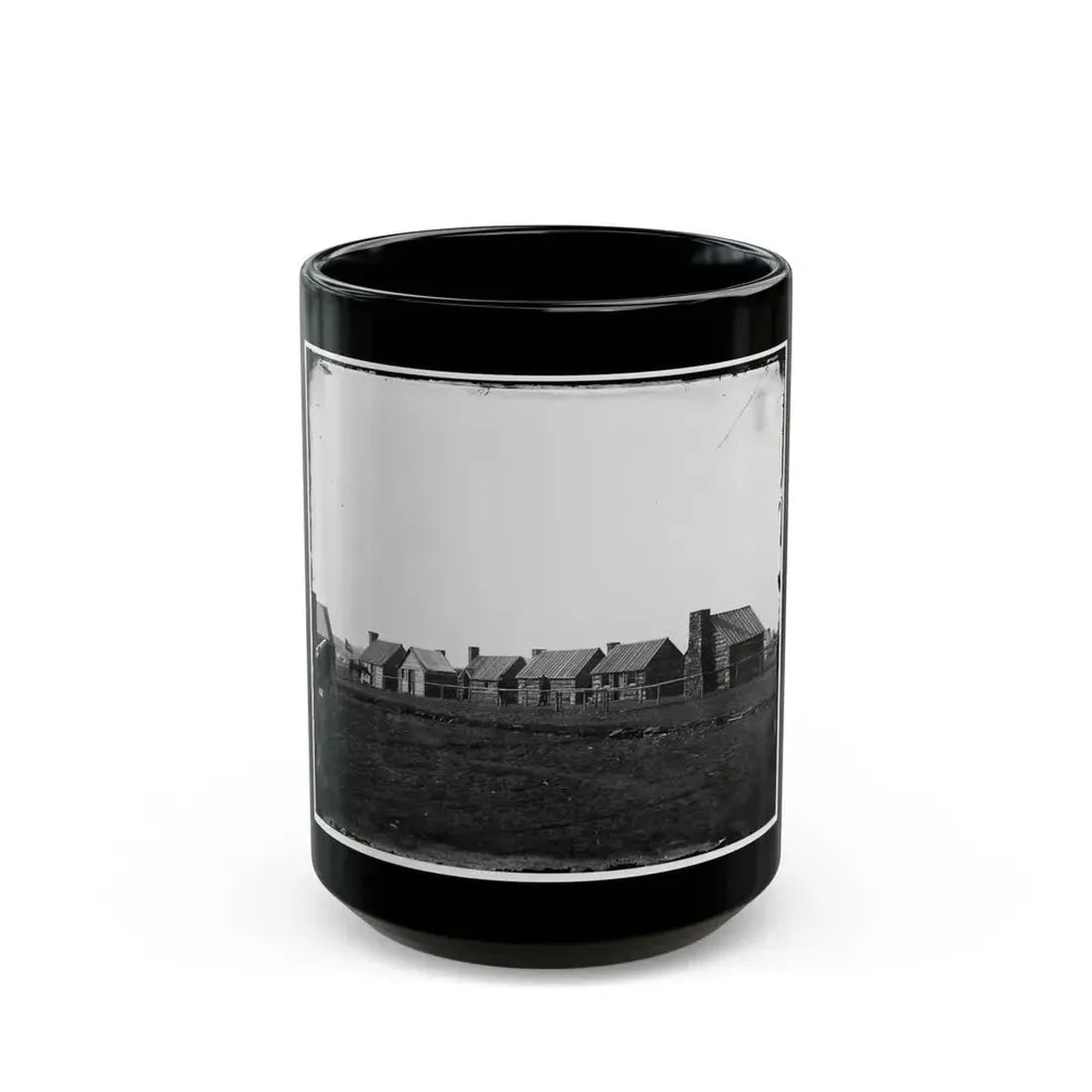 Brandy Station, Va. Officer's Quarters, U.S. Engineers (U.S. Civil War) Black Coffee Mug 15oz - Go Mug Yourself