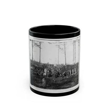 Brandy Station, Va. Officers And Men Of Co. K, 1st U.S. Cavalry (1st Division, Cavalry Corps) (U.S. Civil War) Black Coffee Mug 11oz - Go Mug Yourself