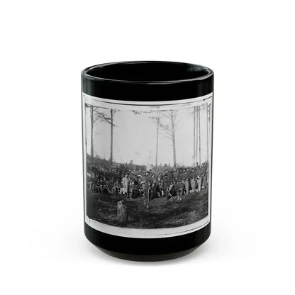 Brandy Station, Va. Officers And Men Of Co. K, 1st U.S. Cavalry (1st Division, Cavalry Corps) (U.S. Civil War) Black Coffee Mug 15oz - Go Mug Yourself