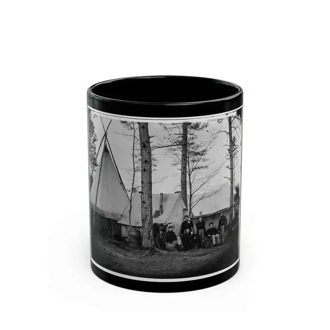 Brandy Station, Va. Provost Marshal Clerks At Army Of The Potomac Headquarters (U.S. Civil War) Black Coffee Mug 11oz - Go Mug Yourself