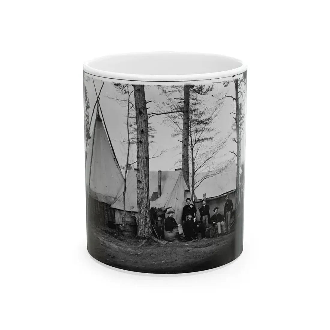 Brandy Station, Va. Provost Marshal Clerks At Army Of The Potomac Headquarters (U.S. Civil War) White Coffee Mug 11oz - Go Mug Yourself