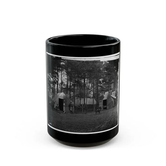 Brandy Station, Va. Quarters Of Capt. Harry Clinton, Quartermaster, Provost Guard (U.S. Civil War) Black Coffee Mug 15oz - Go Mug Yourself