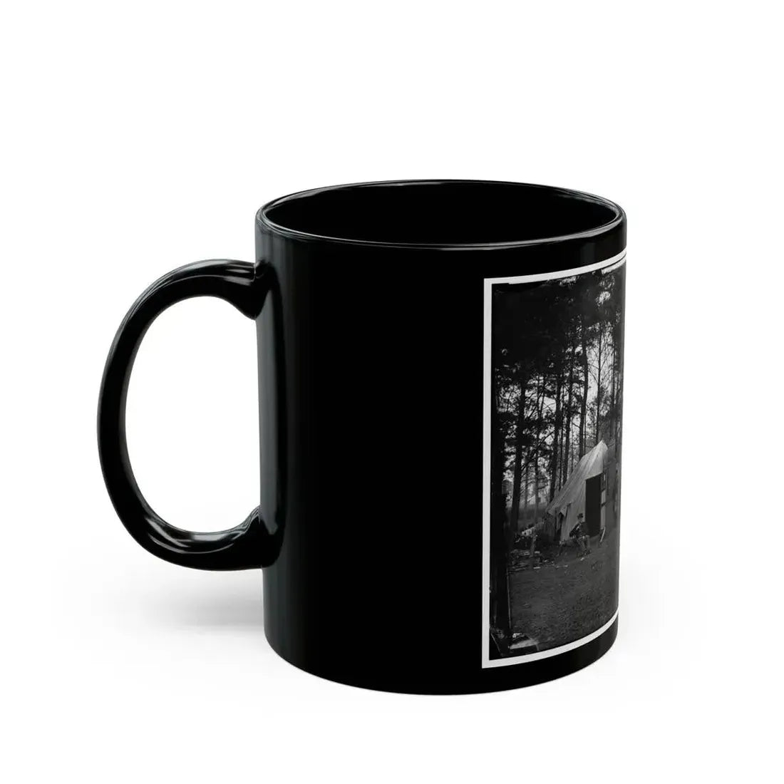 Brandy Station, Va. Quarters Of Capt. Harry Clinton, Quartermaster, Provost Guard (U.S. Civil War) Black Coffee Mug - Go Mug Yourself