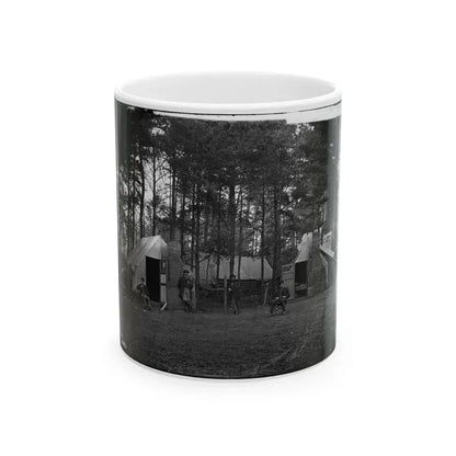 Brandy Station, Va. Quarters Of Capt. Harry Clinton, Quartermaster, Provost Guard (U.S. Civil War) White Coffee Mug 11oz - Go Mug Yourself