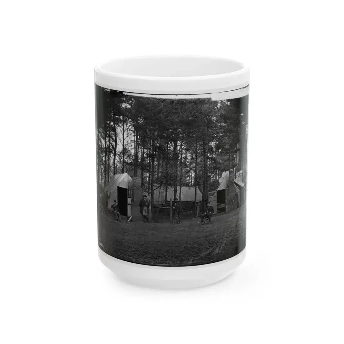 Brandy Station, Va. Quarters Of Capt. Harry Clinton, Quartermaster, Provost Guard (U.S. Civil War) White Coffee Mug 15oz - Go Mug Yourself