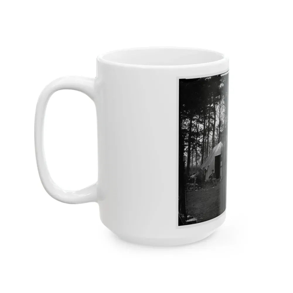 Brandy Station, Va. Quarters Of Capt. Harry Clinton, Quartermaster, Provost Guard (U.S. Civil War) White Coffee Mug - Go Mug Yourself
