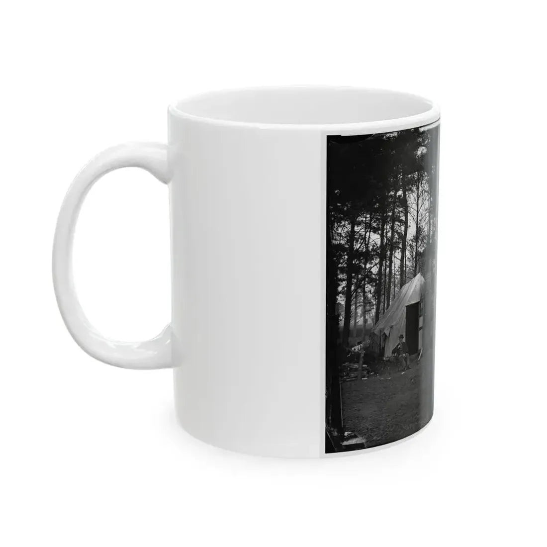 Brandy Station, Va. Quarters Of Capt. Harry Clinton, Quartermaster, Provost Guard (U.S. Civil War) White Coffee Mug - Go Mug Yourself