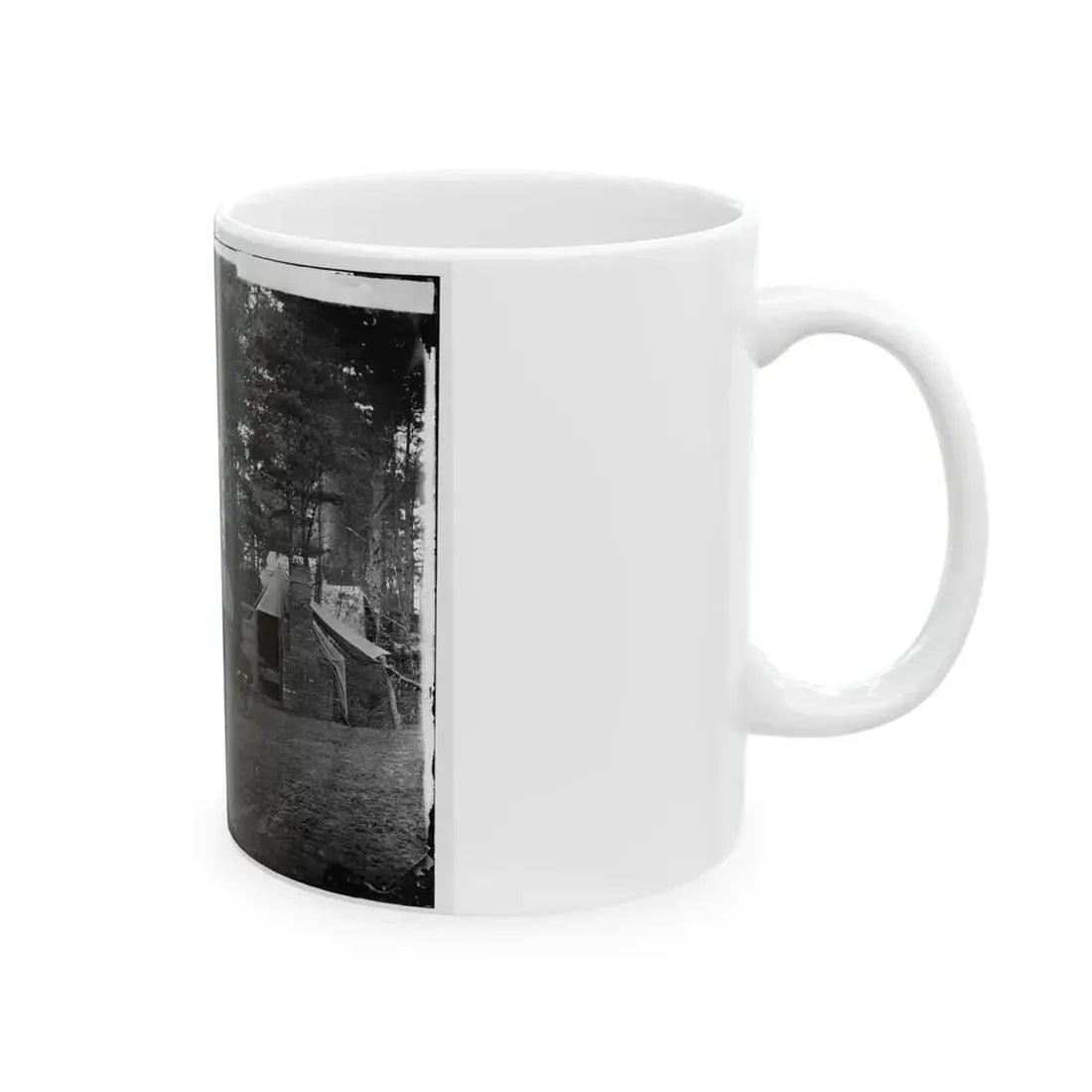 Brandy Station, Va. Quarters Of Capt. Harry Clinton, Quartermaster, Provost Guard (U.S. Civil War) White Coffee Mug - Go Mug Yourself