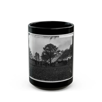 Brandy Station, Va. Tent Of A. Foulke, Sutler, At Headquarters Of 1st Brigade, Horse Artillery (U.S. Civil War) Black Coffee Mug 15oz - Go Mug Yourself