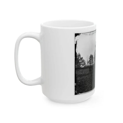 Brandy Station, Va. Tent Of A. Foulke, Sutler, At Headquarters Of 1st Brigade, Horse Artillery (U.S. Civil War) White Coffee Mug - Go Mug Yourself