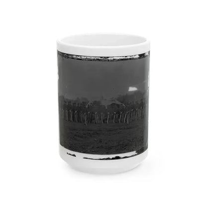 Brandy Station, Va. Troopers Of Co. D, 3d Pennsylvania Cavalry (2d Division, Cavalry Corps) (U.S. Civil War) White Coffee Mug 15oz - Go Mug Yourself