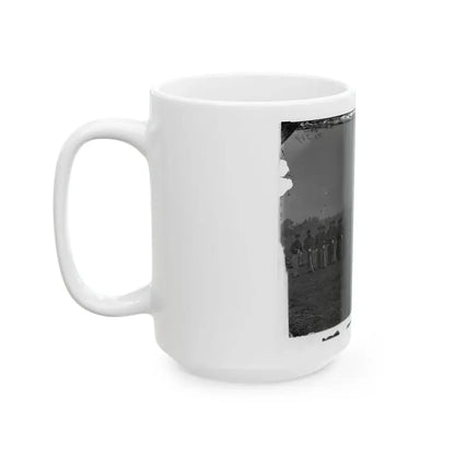Brandy Station, Va. Troopers Of Co. D, 3d Pennsylvania Cavalry (2d Division, Cavalry Corps) (U.S. Civil War) White Coffee Mug - Go Mug Yourself