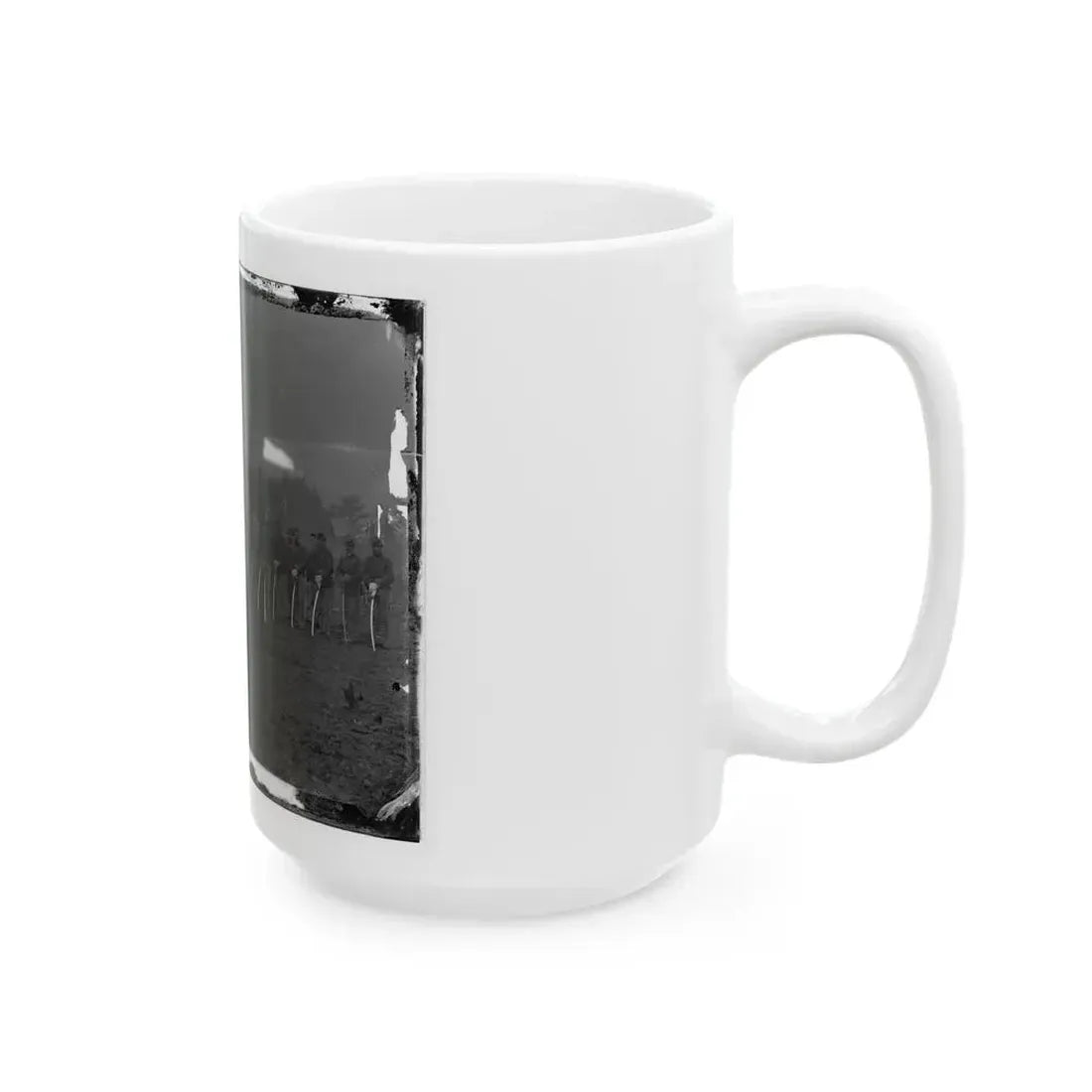 Brandy Station, Va. Troopers Of Co. D, 3d Pennsylvania Cavalry (2d Division, Cavalry Corps) (U.S. Civil War) White Coffee Mug - Go Mug Yourself