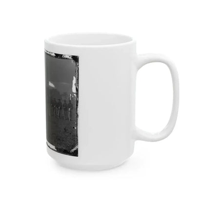 Brandy Station, Va. Troopers Of Co. D, 3d Pennsylvania Cavalry (2d Division, Cavalry Corps) (U.S. Civil War) White Coffee Mug - Go Mug Yourself