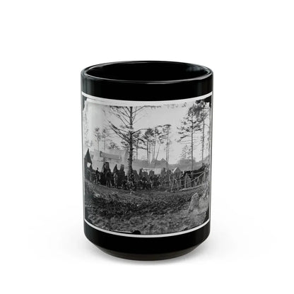 Brandy Station, Va., Vicinity. Camp Of 18th Pennsylvania Cavalry, 3d Division, Cavalry Corps (U.S. Civil War) Black Coffee Mug 15oz - Go Mug Yourself