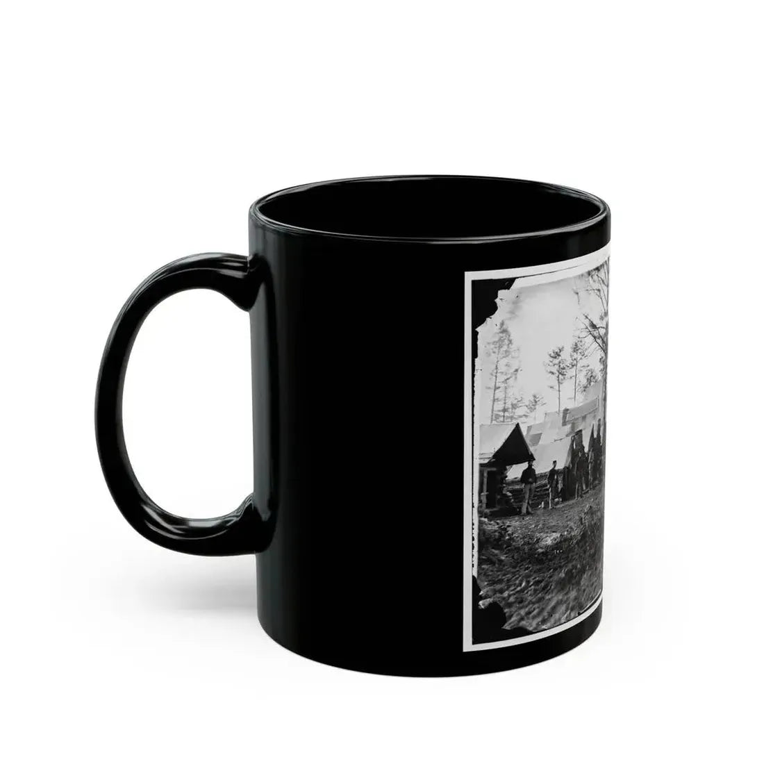 Brandy Station, Va., Vicinity. Camp Of 18th Pennsylvania Cavalry, 3d Division, Cavalry Corps (U.S. Civil War) Black Coffee Mug - Go Mug Yourself