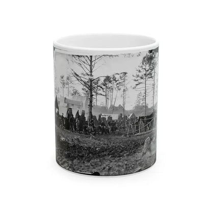 Brandy Station, Va., Vicinity. Camp Of 18th Pennsylvania Cavalry, 3d Division, Cavalry Corps (U.S. Civil War) White Coffee Mug 11oz - Go Mug Yourself
