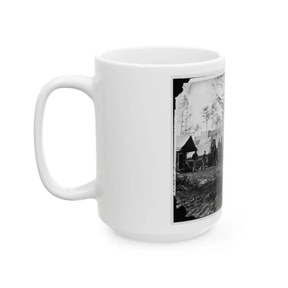 Brandy Station, Va., Vicinity. Camp Of 18th Pennsylvania Cavalry, 3d Division, Cavalry Corps (U.S. Civil War) White Coffee Mug - Go Mug Yourself