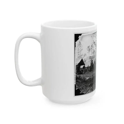 Brandy Station, Va., Vicinity. Camp Of 18th Pennsylvania Cavalry, 3d Division, Cavalry Corps (U.S. Civil War) White Coffee Mug - Go Mug Yourself