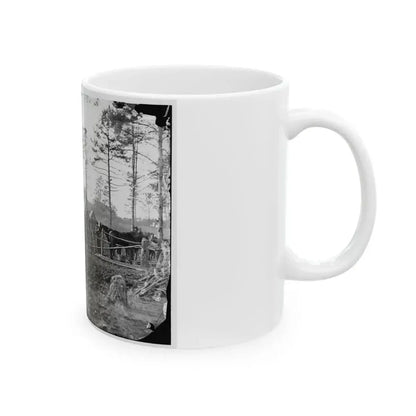 Brandy Station, Va., Vicinity. Camp Of 18th Pennsylvania Cavalry, 3d Division, Cavalry Corps (U.S. Civil War) White Coffee Mug - Go Mug Yourself