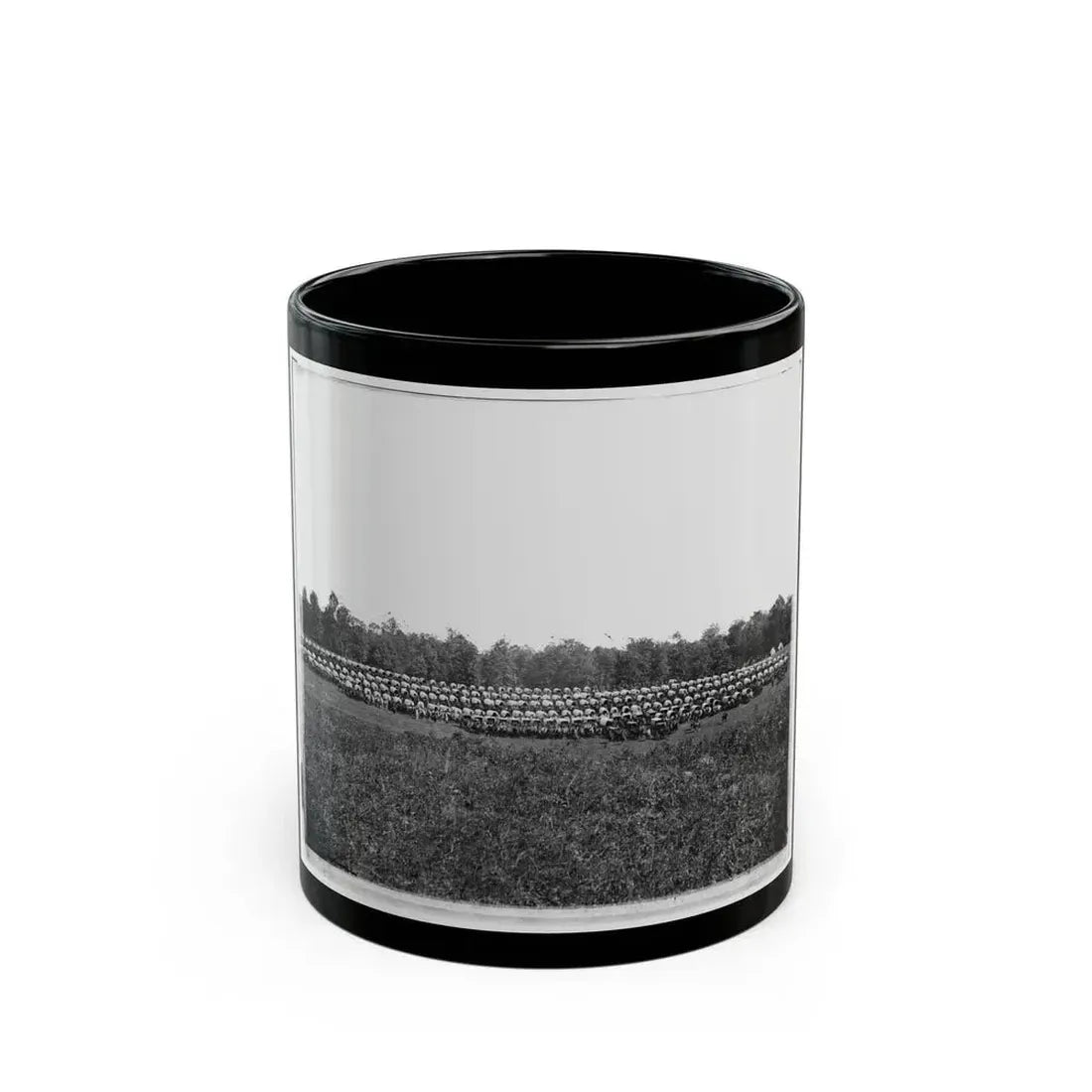 Brandy Station, Va., Vicinity. Large Wagon Park (U.S. Civil War) Black Coffee Mug 11oz - Go Mug Yourself