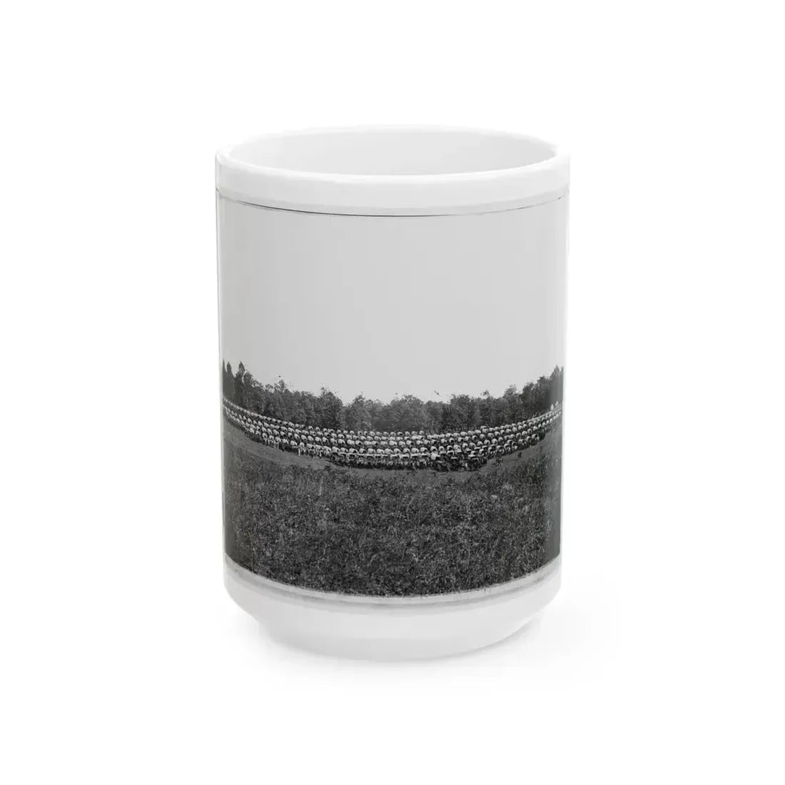 Brandy Station, Va., Vicinity. Large Wagon Park (U.S. Civil War) White Coffee Mug 15oz - Go Mug Yourself