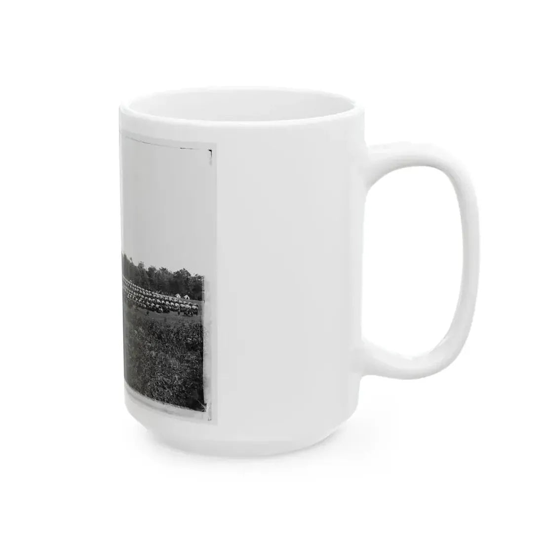 Brandy Station, Va., Vicinity. Large Wagon Park (U.S. Civil War) White Coffee Mug - Go Mug Yourself