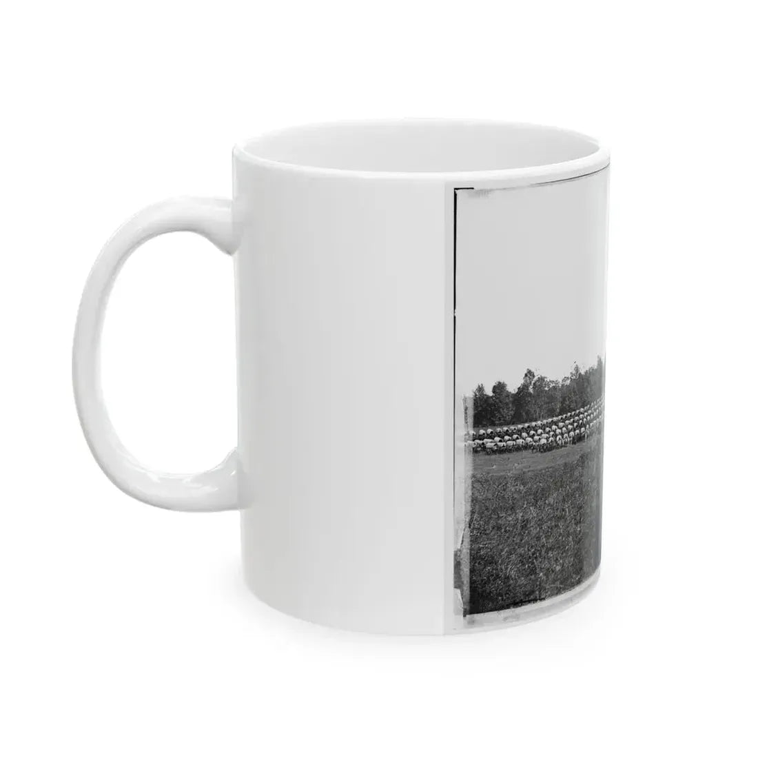 Brandy Station, Va., Vicinity. Large Wagon Park (U.S. Civil War) White Coffee Mug - Go Mug Yourself