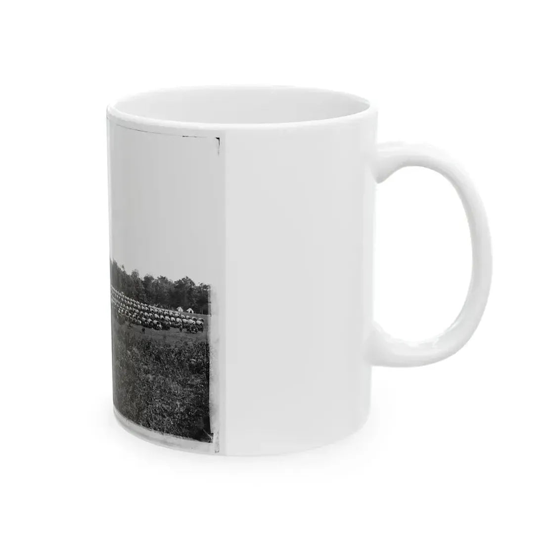 Brandy Station, Va., Vicinity. Large Wagon Park (U.S. Civil War) White Coffee Mug - Go Mug Yourself